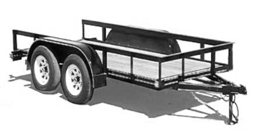 8 x 10 Tandem Axle Utility Trailer