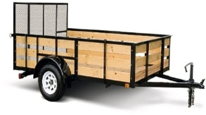 6 x 8 Single Axle Utility Trailer