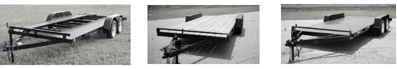 Image of car trailers.