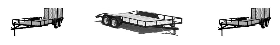 Image of utility trailers.